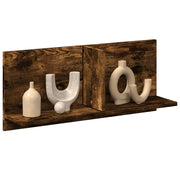 Wandkast 70x16,5x30 cm bewerkt hout eikenkleurig