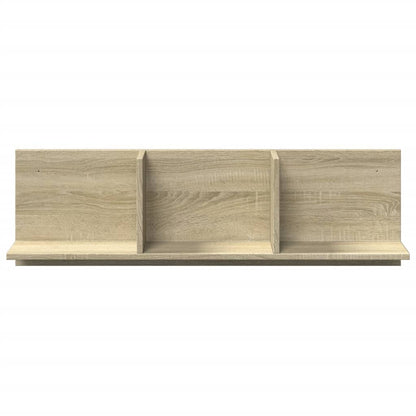 Wandkast 100x16,5x30 cm bewerkt hout sonoma eikenkleurig