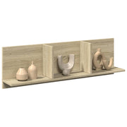 Wandkast 100x16,5x30 cm bewerkt hout sonoma eiken
