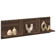 Wandkast 100x16,5x30 cm bewerkt hout bruin