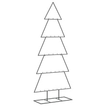 Kerstdecoratie Kerstboom Metaal Zwart 150 cm