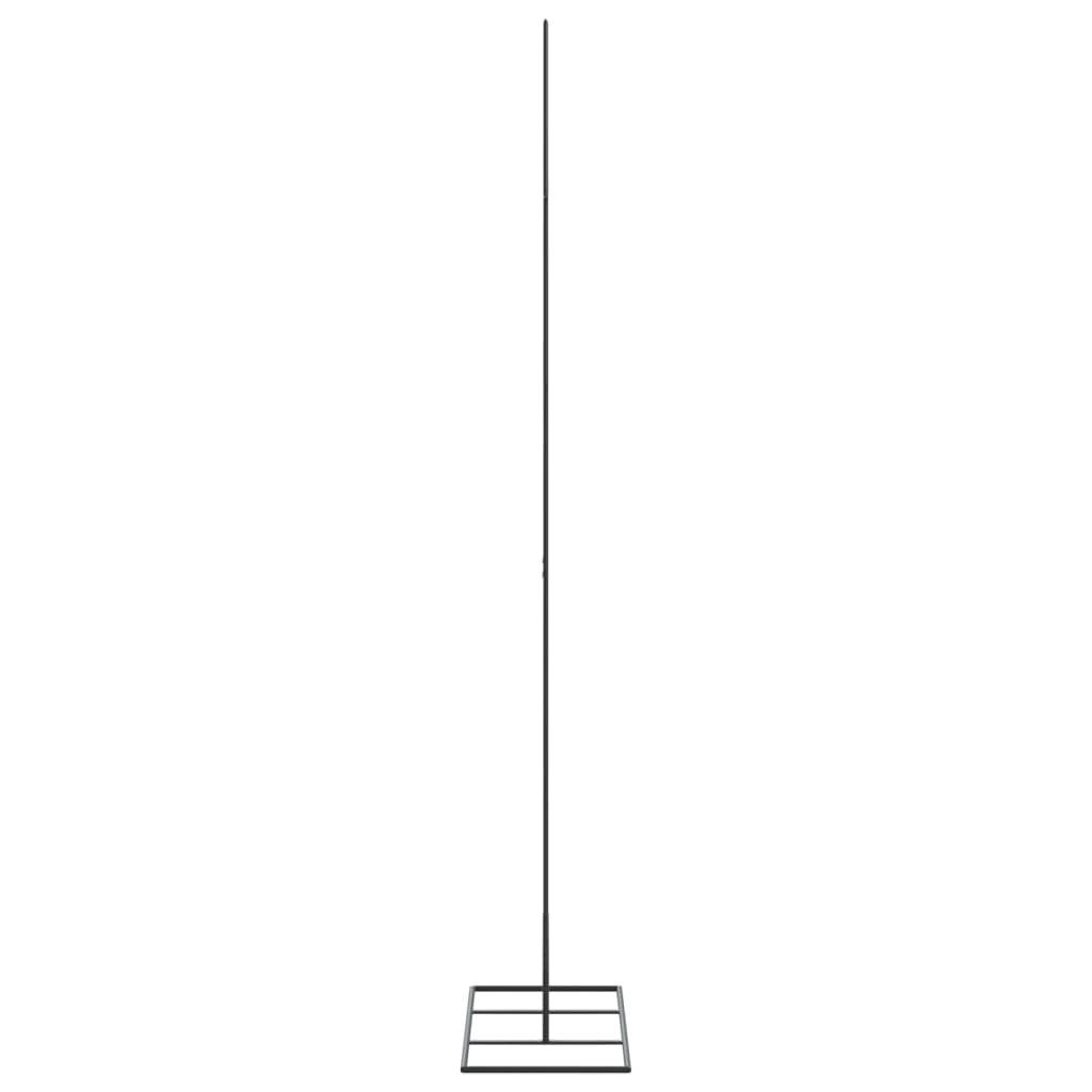 Kerstdecoratie Kerstboom Metaal Zwart 150 cm