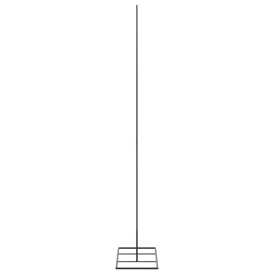 Kerstdecoratie Kerstboom Metaal Zwart 150 cm