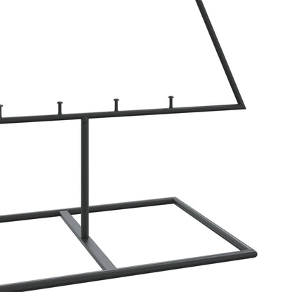 Kerstdecoratie Kerstboom Metaal Zwart 150 cm