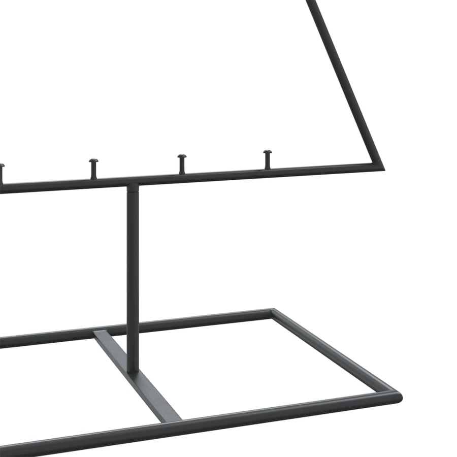 Kerstdecoratie Kerstboom Metaal Zwart 150 cm