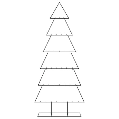 Kerstdecoratie Kerstboom Metaal Zwart 180 cm