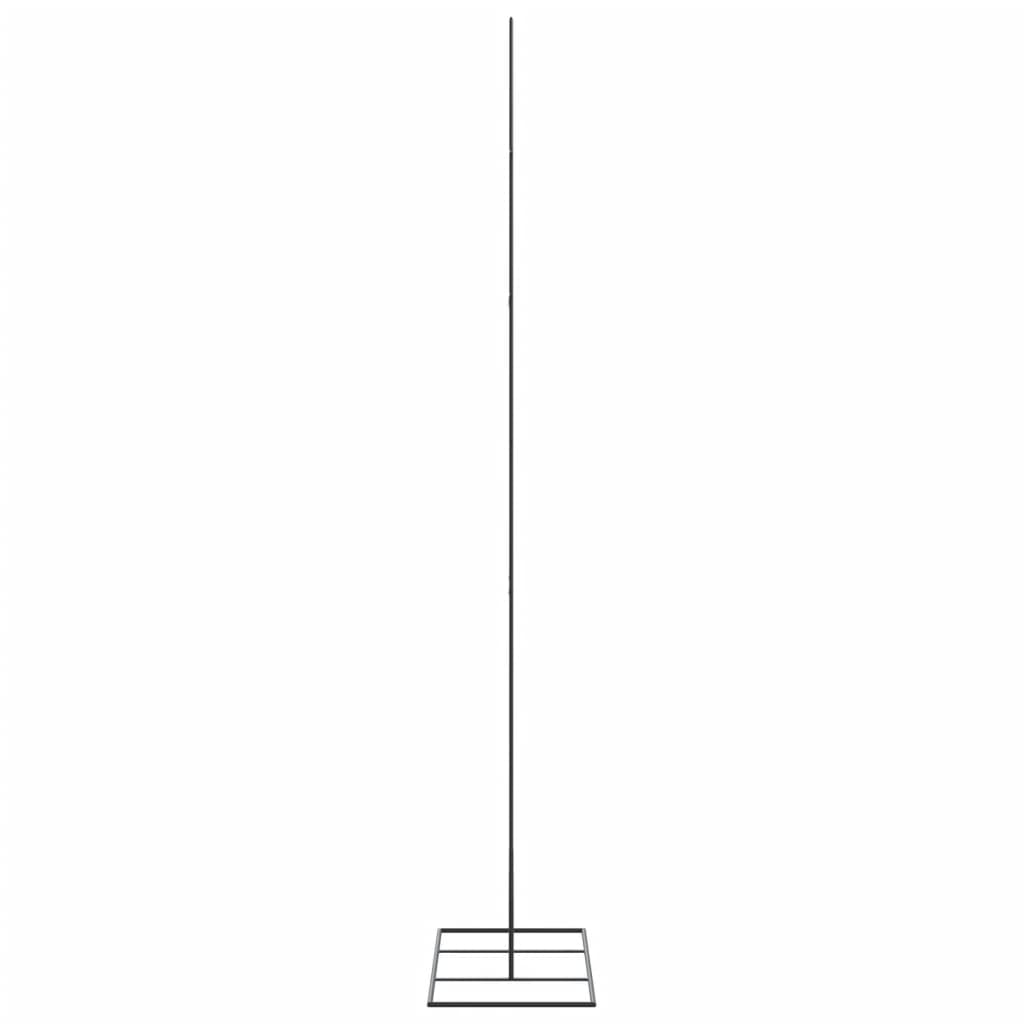 Kerstdecoratie Kerstboom Metaal Zwart 180 cm