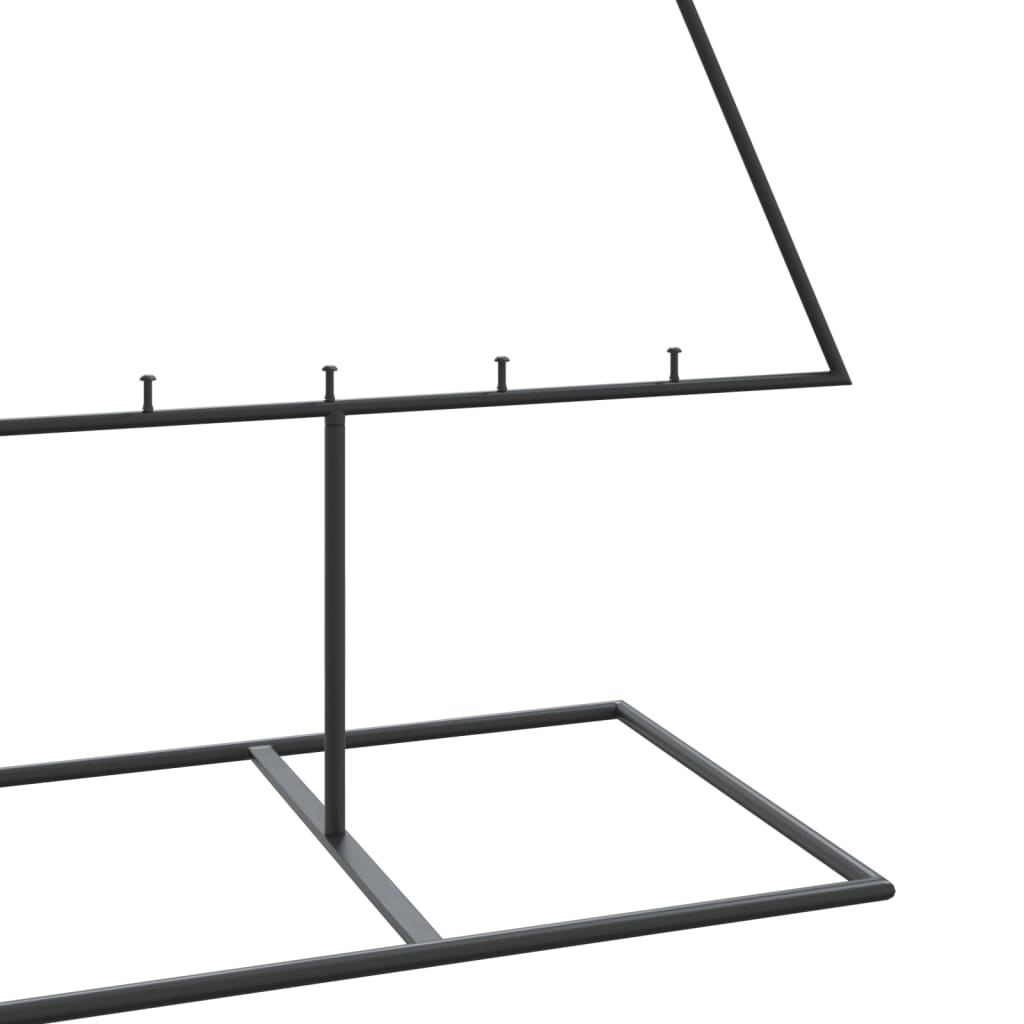 Kerstdecoratie Kerstboom Metaal Zwart 180 cm