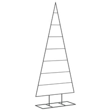 Kerstdecoratie kerstboom 150 cm metaal zwart