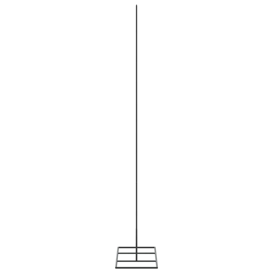 Kerstdecoratie kerstboom 150 cm metaal zwart