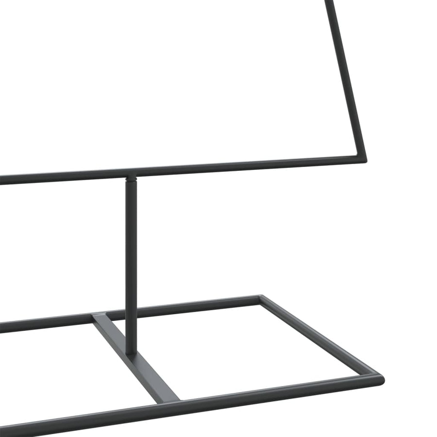 Kerstdecoratie kerstboom 150 cm metaal zwart