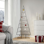 Kerstboom metaal 150 cm zwart