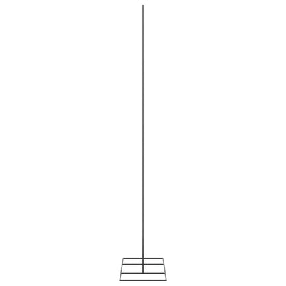 Kerstdecoratie kerstboom 180 cm metaal zwart