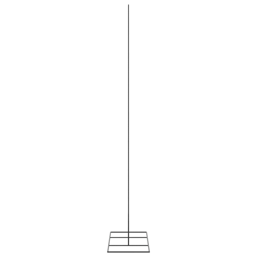 Kerstdecoratie kerstboom 180 cm metaal zwart