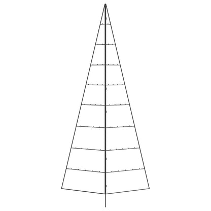 Kerstdecoratie Kerstboom Metaal Zwart 210 cm