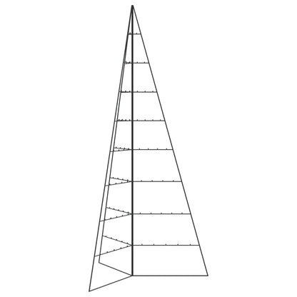Kerstdecoratie Kerstboom Metaal Zwart 210 cm