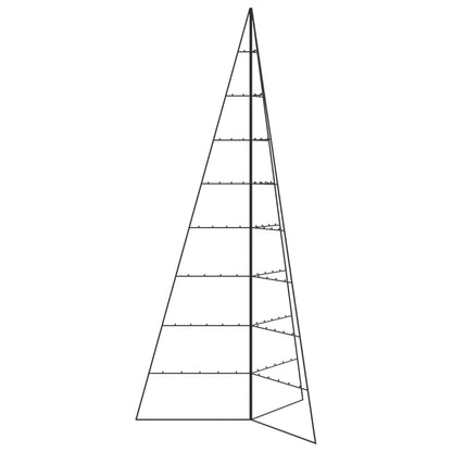 Kerstdecoratie Kerstboom Metaal Zwart 210 cm
