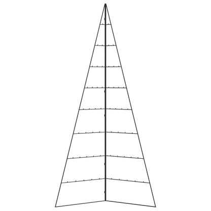 Kerstdecoratie Kerstboom Metaal Zwart 210 cm