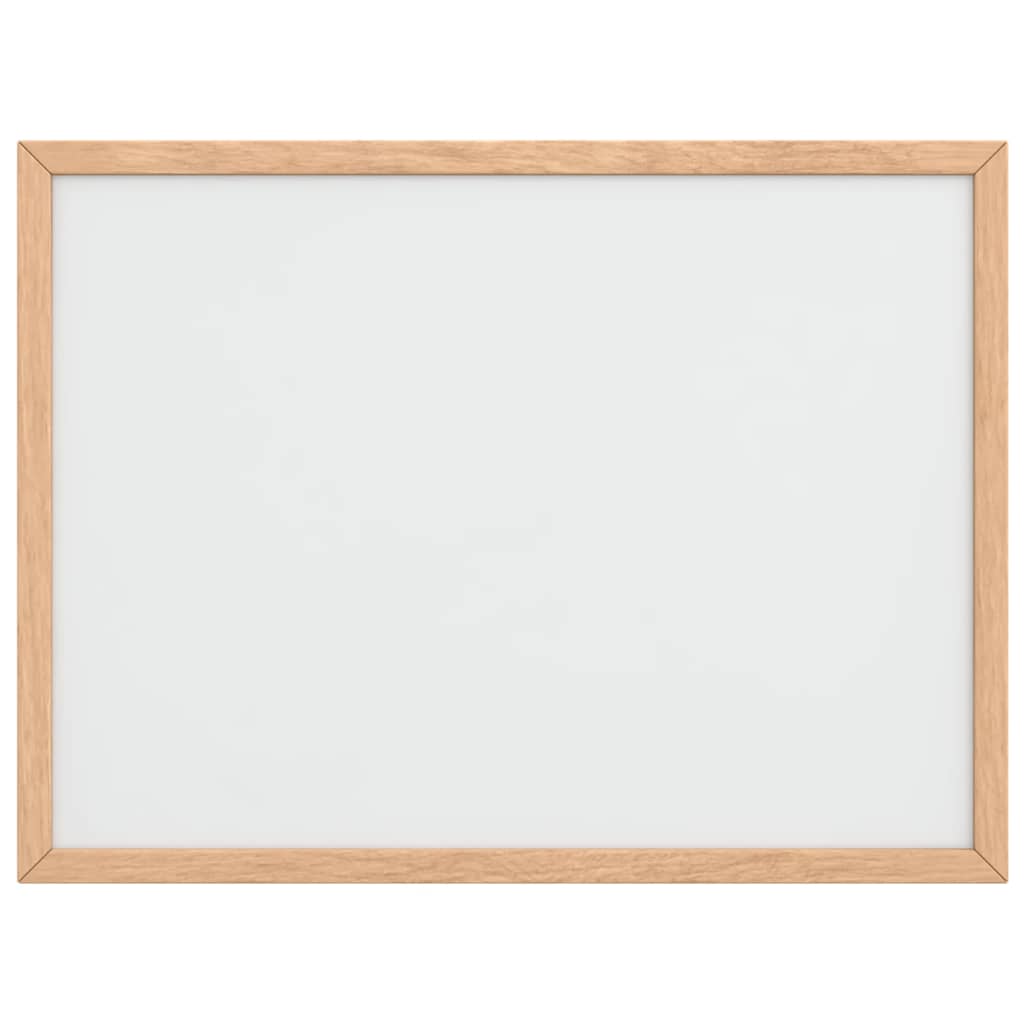 Magnetisch whiteboard met massief grenenhouten frame 40x30 cm