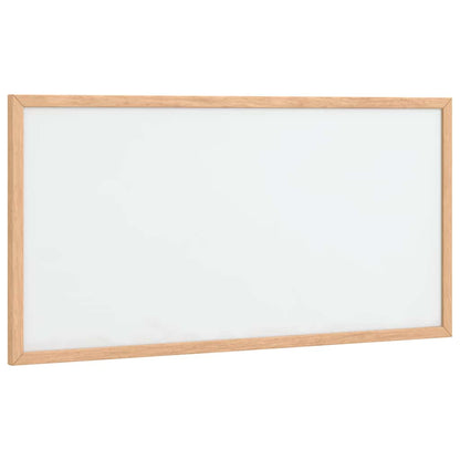 Magnetisch whiteboard met massief grenenhouten frame 60x30 cm