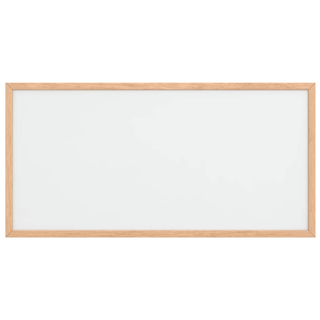Magnetisch whiteboard met massief grenenhouten frame 60x30 cm