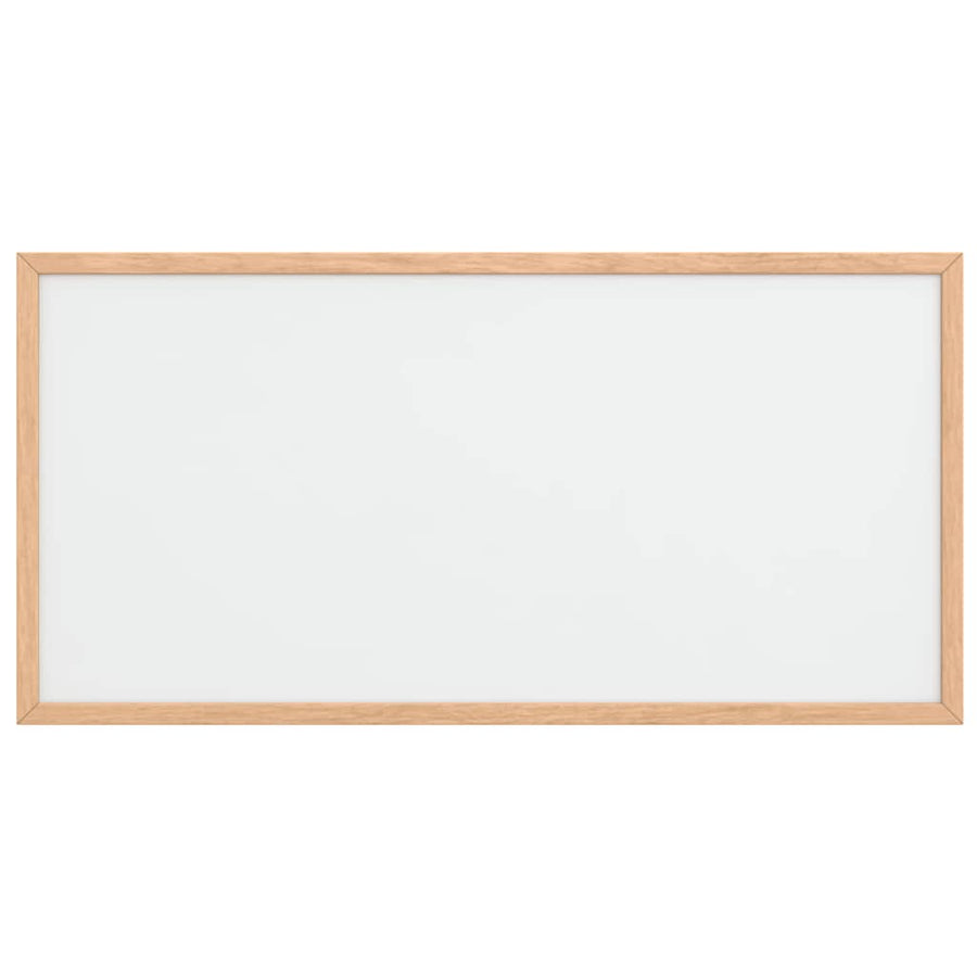 Magnetisch whiteboard met massief grenenhouten frame 60x30 cm