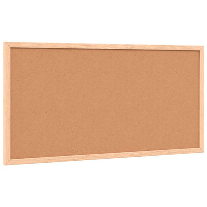 Magnetisch whiteboard met massief grenenhouten frame 60x30 cm