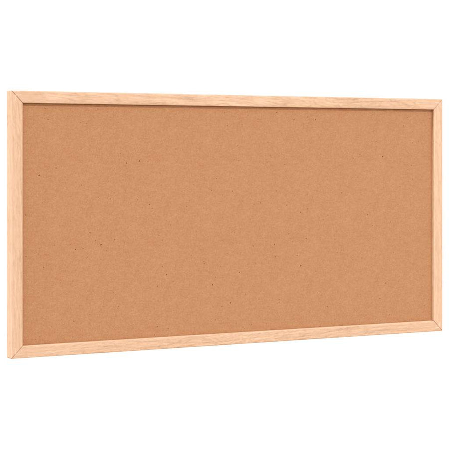 Magnetisch whiteboard met massief grenenhouten frame 60x30 cm