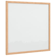 Magnetisch whiteboard met massief grenenhouten frame 40x40 cm