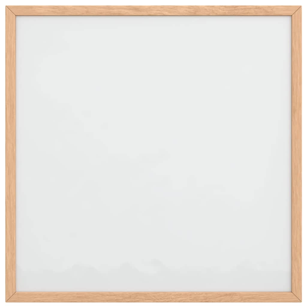 Magnetisch whiteboard met massief grenenhouten frame 40x40 cm