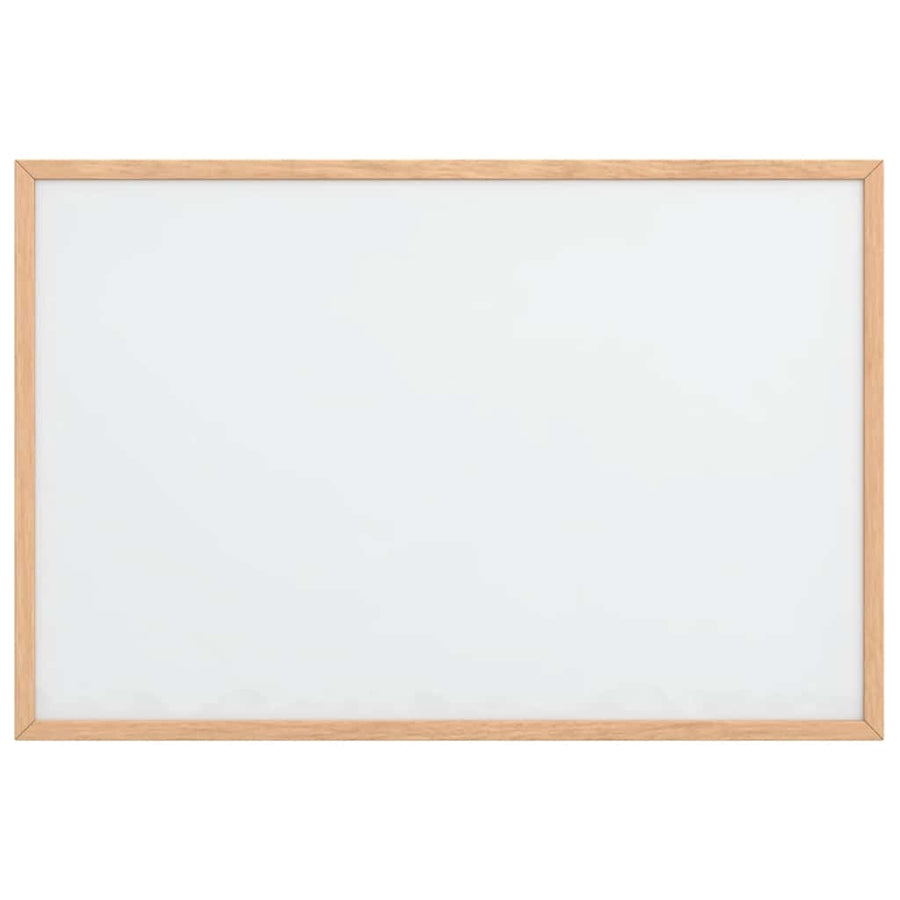 Magnetisch whiteboard met massief grenenhouten frame 60x40 cm