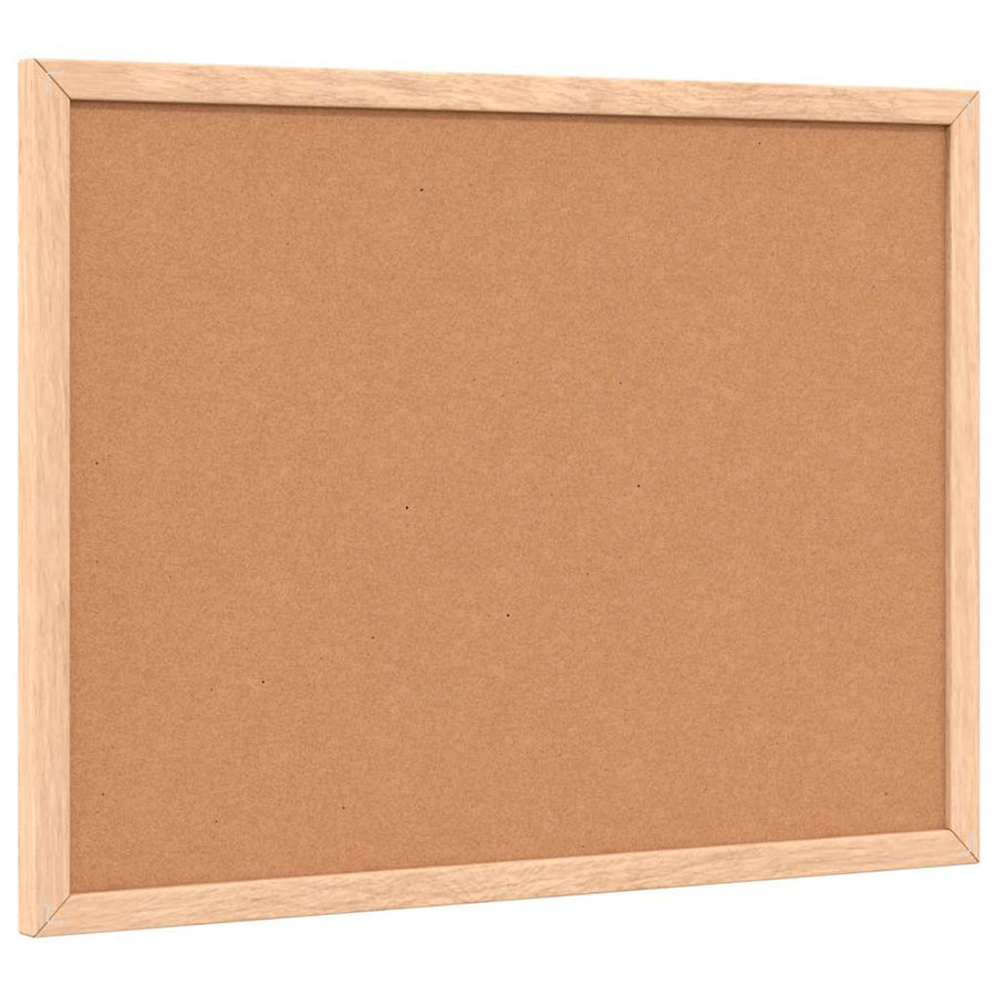 Krijtbord met massief grenenhouten frame 40x30 cm zwart