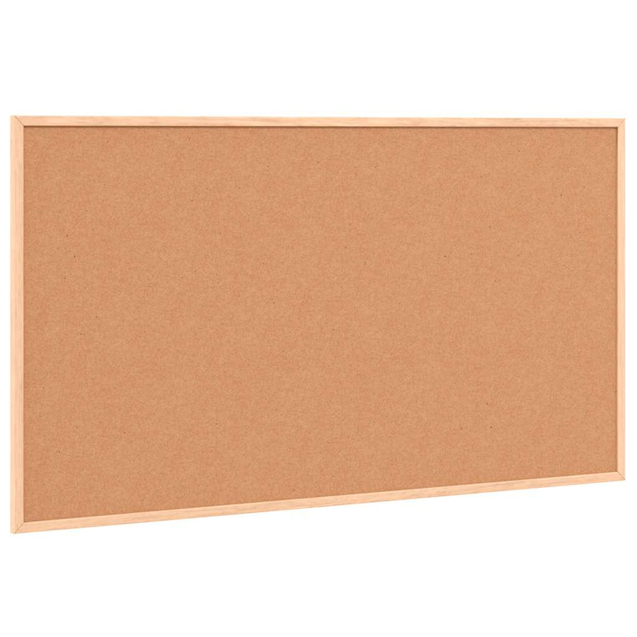 Krijtbord met massief grenenhouten lijst 100x55 cm zwart