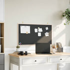 Krijtbord 100x55 cm massief grenenhout zwart