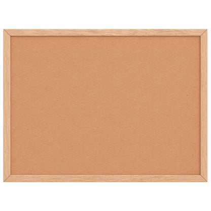 Kurkbord met massief grenenhouten frame 40x30 cm