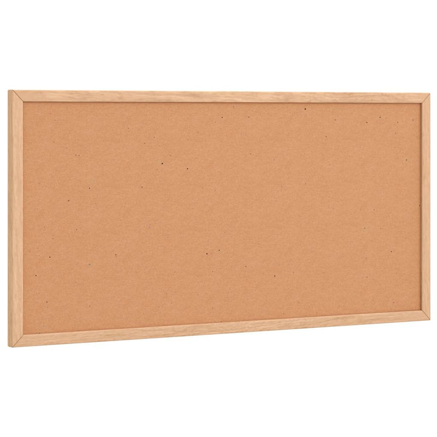 Bord in kurk met massief grenenhouten frame 60x30 cm