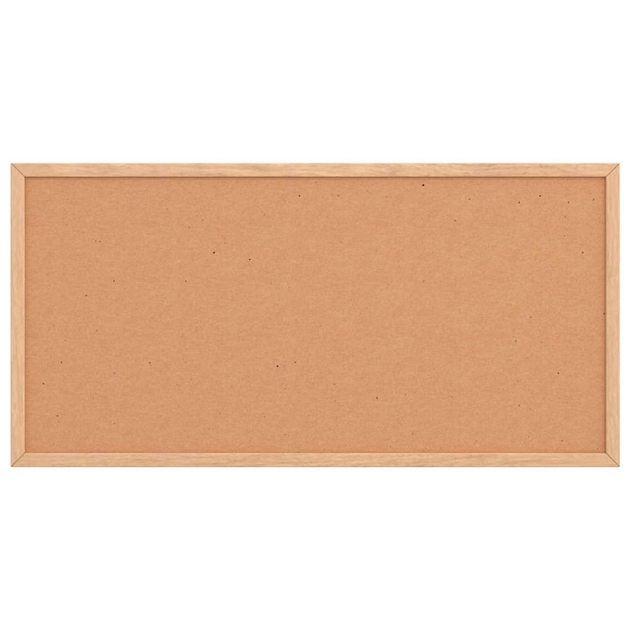 Bord in kurk met massief grenenhouten frame 60x30 cm