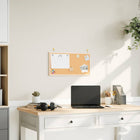 Cork board with solid pine wood frame 60x30 cm