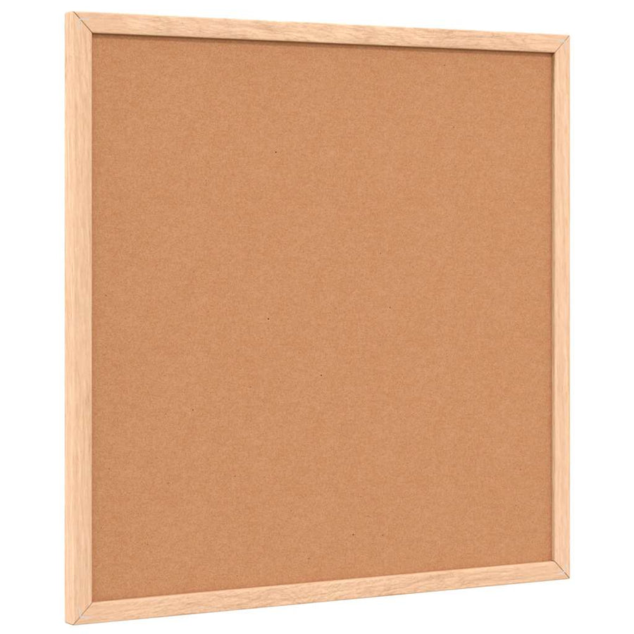 Kurkbord met massief grenenhouten frame 40x40 cm
