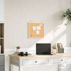 Corkboard with solid pine frame 40x40 cm