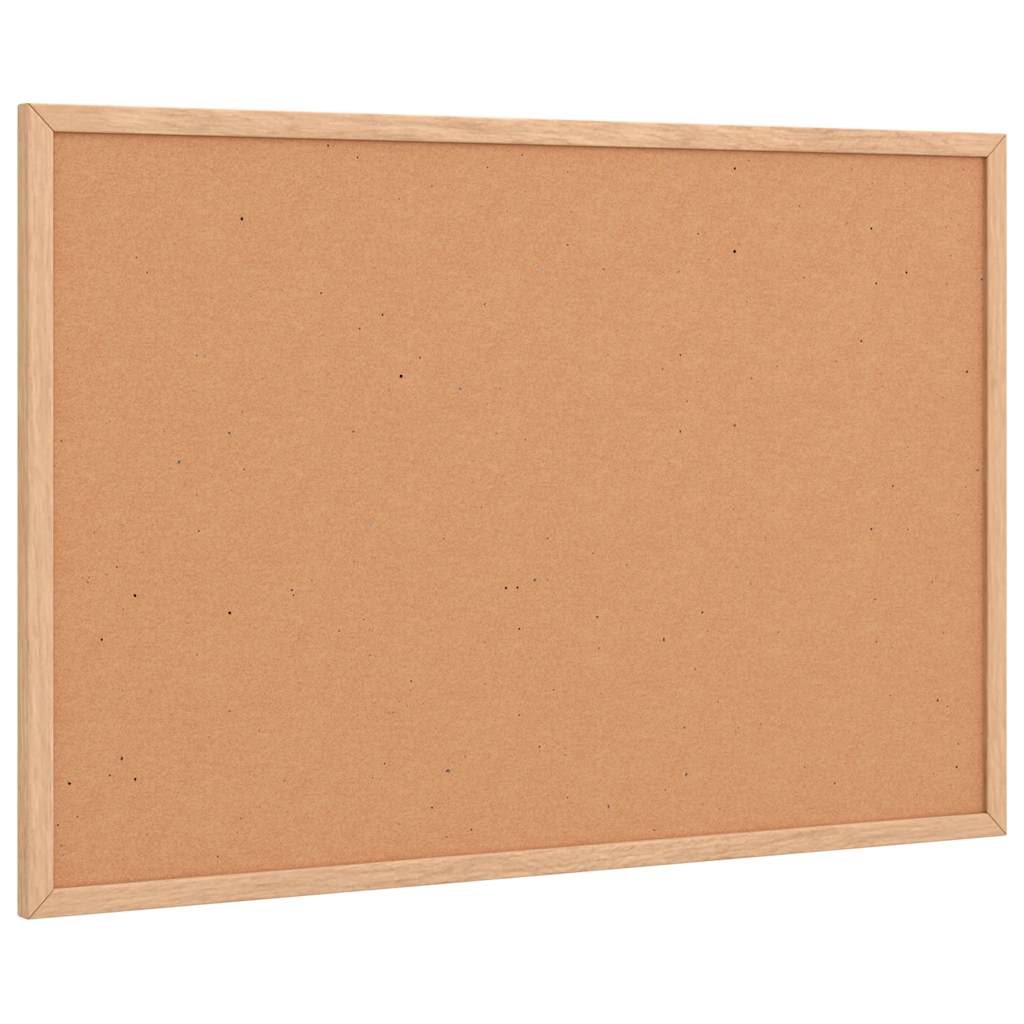Kurkbord met massief grenenhouten frame 60x40 cm