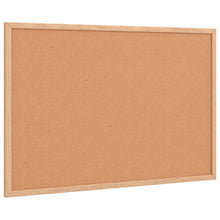 Kurkbord met massief grenenhouten frame 60x40 cm