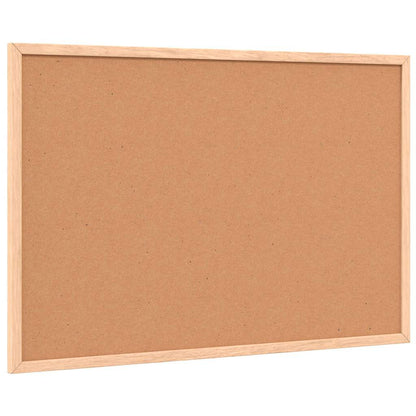 Kurkbord met massief grenenhouten frame 60x40 cm