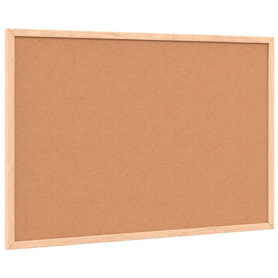Kurkbord met massief grenenhouten frame 60x40 cm