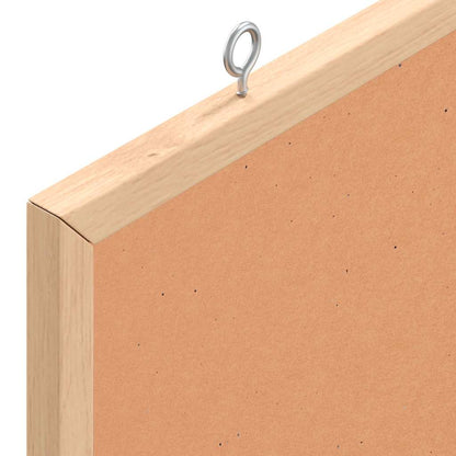 Kurkbord met massief grenenhouten frame 60x40 cm
