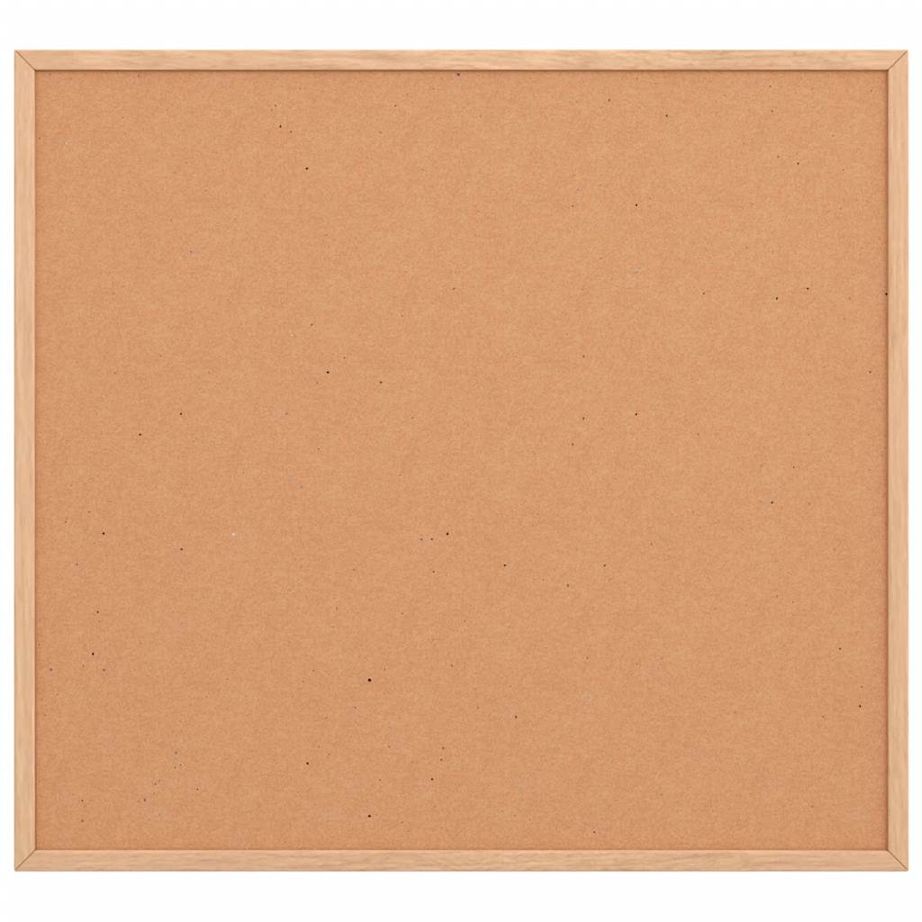 Kurkbord met massief grenenhouten frame 60x55 cm