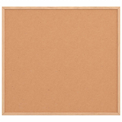 Kurkbord met massief grenenhouten frame 60x55 cm