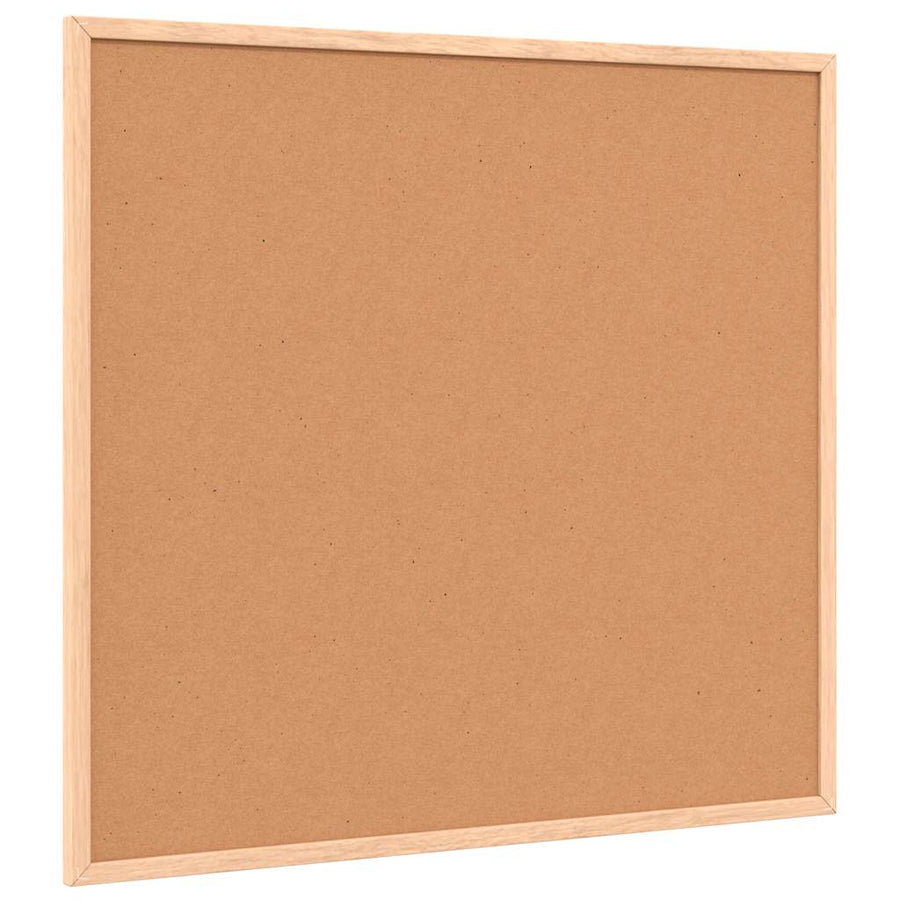 Kurkbord met massief grenenhouten frame 60x55 cm