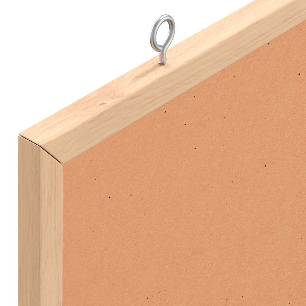 Kurkbord met massief grenenhouten frame 100x55 cm