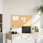 Cork board with solid pine frame 100x55 cm